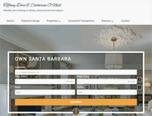 Tablet Screenshot of ownsantabarbara.com